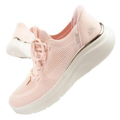 Buty sportowe damskie Skechers Bobs B Love-True Delight SLIP-INS. Czerwone obuwie sportowe damskie Skechers, bez wzorów, bez zapięcia, trekkingowe. Za 273.47 zł.