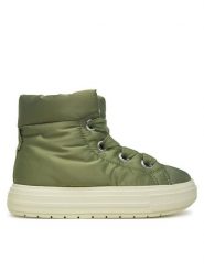 Converse Trzewiki Chuck Taylor All Star Elements Boot High Top A14275C Zielony. Zielone botki damskie Converse, bez wzorów, z materiału, retro, bez obcasa, na płaskiej podeszwie, bez zapięcia. Za 399.99 zł.