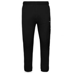 Spodnie sportowe męskie Champion Elastic Cuff Pants. Czarne spodnie materiałowe męskie Champion, bez wzorów, z dresówki. Za 146.88 zł.