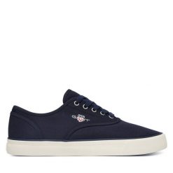 Tenisówki Gant. Niebieskie trampki męskie GANT, bez wzorów, bez zapięcia. Za 369.99 zł.