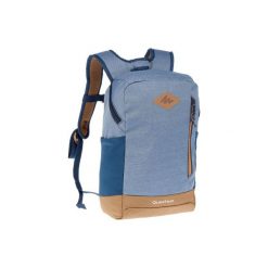 Plecak turystyczny NH500 10 l. Niebieskie plecaki męskie QUECHUA, bez wzorów, z materiału. Za 54.99 zł.