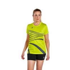 Koszulka wyścigowa Erima Racing w kolorze różowym. Żółte bluzki damskie Erima, bez wzorów, z materiału, sportowe, bez kołnierzyka, bez ramiączek. Za 184.50 zł.