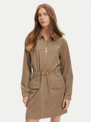 Guess Sukienka codzienna V5YK04 KCX42 Zielony Regular Fit. Zielone sukienki damskie Guess, na co dzień, m, z aplikacjami, z syntetyku, bez kołnierzyka, bez ramiączek, proste. Za 339.99 zł.
