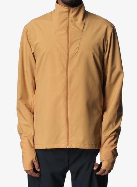 Kurtka do biegania męska Houdini Pace Wind Jacket. Brązowe kurtki męskie Houdini, m, bez wzorów, z materiału, bez kaptura, do biegania. Za 429.99 zł.