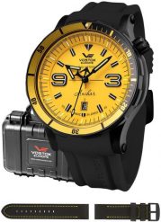 Zegarek męski Vostok Europe NH35A-510C530S czarny. Czarne zegarki męskie Vostok Europe, bez wzorów. Za 4,205.86 zł.