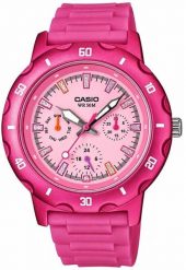 Zegarek Casio Damski różowa tarcza 38 mm (LTP-1328-4E). Czerwone zegarki damskie Casio. Za 221.99 zł.