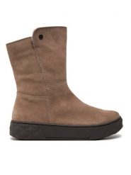 Caprice Botki 9-26403-43 Beżowy. Brązowe botki damskie Caprice, bez wzorów, ze skóry, bez obcasa, na płaskiej podeszwie, bez zapięcia. Za 569.99 zł.