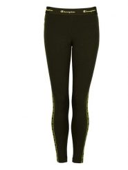 Legginsy fitness damskie. Zielone legginsy damskie Champion, bez wzorów, z bawełny. Za 103.00 zł.