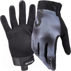 Rękawiczki rowerowe długie dla dorosłych MTB Enduro CTM Pathyst. Szare rękawiczki damskie CTM, bez wzorów. Za 139.00 zł.