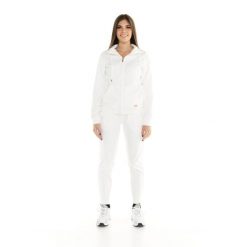 Bluza z zamek błyskawiczny na co dzień na siłownię. Brązowe bluzy damskie LEONE 1947 APPAREL, l, bez wzorów, z dresówki, sportowe, bez ramiączek, bez kaptura. Za 252.56 zł.