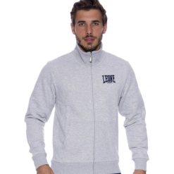Męska bluza Leone 1947 Apparel Logo z haftem. Szare bluzy męskie LEONE 1947 APPAREL, l, bez wzorów, z tkaniny, sportowe, bez ramiączek, bez kaptura. Za 147.31 zł.