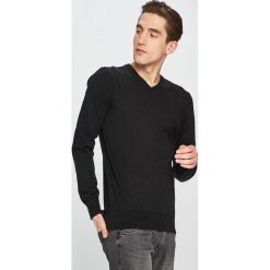 Brave Soul - Sweter. Czarne swetry męskie Brave Soul, m, bez wzorów, z bawełny, bez kołnierzyka, bez ramiączek. W wyprzedaży za 34.90 zł.