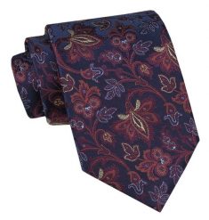 Męski Krawat, Szeroki, Klasyczny - CHATTIER - Motyw Florystyczny. Krawaty i muchy Chattier, bez wzorów, z tkaniny, eleganckie. Za 49.00 zł.