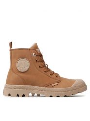 Palladium Trapery Pampa Hi Zip Wl 95982-252-M Brązowy. Brązowe trapery damskie Palladium, z nubiku, bez zapięcia. Za 356.85 zł.