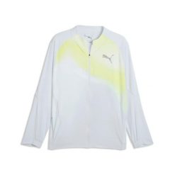 Kurtka z dresu Puma Lightspeed. Niebieskie kurtki męskie Puma, m, bez wzorów, z dresówki, bez kaptura, do biegania. Za 647.75 zł.