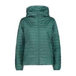 Kurtka damska turystyczna CMP 35Z5466. Zielone kurtki sportowe damskie CMP, xs, bez wzorów, bez ramiączek, bez kaptura. Za 472.70 zł.