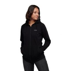 Bluza z kapturem Damska Black Diamond Rise And Climb Hoody. Czarne bluzy damskie Black Diamond, xs, bez wzorów, sportowe, bez ramiączek, z kapturem. Za 213.99 zł.