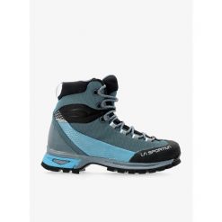 Buty trekkingowe damskie La Sportiva Trango Trk GTX. Zielone obuwie trekkingowe damskie La Sportiva, bez zapięcia. W wyprzedaży za 909.05 zł.