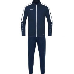 Dres treningowy Jako Power. Niebieskie spodnie sportowe męskie Jako, l, bez wzorów, z dresówki, do piłki nożnej. Za 248.90 zł.
