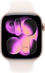 Smartwatch Apple Watch Series 11 GPS + Cellular 46mm Rose Gold Aluminiowy Case with Light Blush Sport Band - S/M. Czerwone zegarki smartwatch Apple, bez wzorów. Za 2,743.44 zł.
