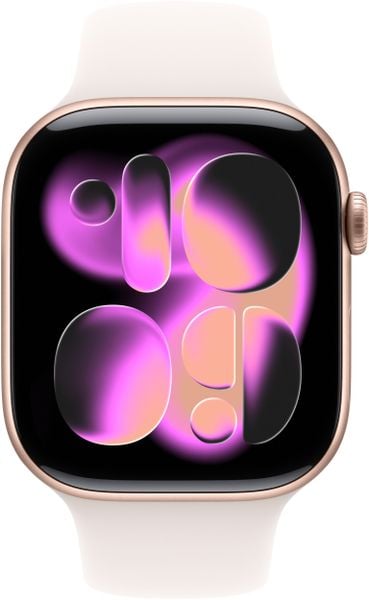 Smartwatch Apple Watch Series 11 GPS + Cellular 46mm Rose Gold Aluminiowy Case with Light Blush Sport Band - S/M. Czerwone zegarki smartwatch Apple, bez wzorów. Za 2,743.44 zł.