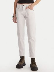 G-Star Raw Jeansy Kate D15264-C301 Biały Boyfriend Fit. Białe jeansy damskie G-Star Raw, bez wzorów, z bawełny, retro. Za 337.99 zł.