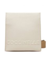 Coccinelle Torebka E1 QBB 15 01 01 Biały. Białe listonoszki damskie Coccinelle, bez wzorów, ze skóry, bez dodatków. Za 729.99 zł.