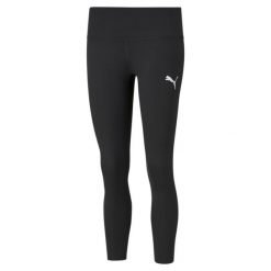 Legginsy damskie Puma Active Tights. Czarne legginsy damskie Puma, bez wzorów, z materiału. Za 181.10 zł.
