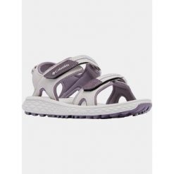 Sandały damskie Columbia KONOS HIKER 2-STRAP. Fioletowe sandały damskie Columbia, bez wzorów, bez obcasa, bez zapięcia. Za 299.00 zł.