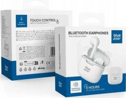 Słuchawki Bluestar słuchawki bezprzewodowe bluetooth TWS FI7 białe. Białe słuchawki bezprzewodowe BlueStar. Za 24.33 zł.