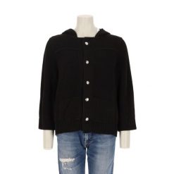 Second life - Damska czarna bluza z kapturem - Jak nowy. Czarne bluzy damskie Ralph Lauren, bez wzorów, bez ramiączek, z kapturem. Za 127.76 zł.