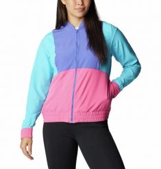 Columbia Kurtka Hike 2033562656. Niebieskie kurtki sportowe damskie Columbia, na wiosnę, s, bez wzorów, z elastanu, bez ramiączek, bez kaptura, trekkingowe. Za 167.99 zł.