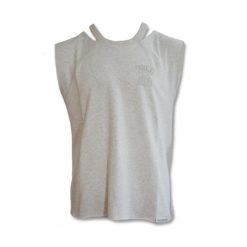 Koszulka Nike Standard Issue Top Wmns. Białe bluzki damskie Nike, l, bez wzorów, sportowe, bez kołnierzyka, bez ramiączek. Za 83.00 zł.