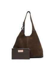 Coccinelle Torebka THE Coccinelle C-Easy E1 THE 11 01 01 Khaki. Brązowe shopperki damskie Coccinelle, bez wzorów, ze skóry, bez dodatków. Za 1,399.00 zł.