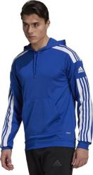 Adidas Bluza adidas SQUADRA 21 Hoody GP6436 GP6436 niebieski XXL. Niebieskie bluzy męskie Adidas, m, bez wzorów, bez ramiączek, bez kaptura. Za 122.26 zł.