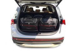 Torby Do Bagażnika Hyundai Santa Fe Hev 2020-2024 5Szt Kjust. Czarne torby podróżne damskie KJUST, bez wzorów, z kauczuku. Za 1,593.00 zł.