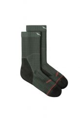 Skarpety trekkingowe damskie Eagle Light Crew Women. Zielone skarpetki damskie Salewa, bez wzorów, z dzianiny. Za 89.99 zł.