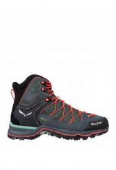 Buty damskie Salewa Mountain Trainer Lite Mid GTX - green. Zielone obuwie trekkingowe damskie Salewa, bez zapięcia. Za 1,117.54 zł.