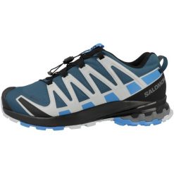 Buty do biegania męskie Salomon XA Pro 3D V8 Gtx. Czarne buty zimowe męskie Salomon, bez wzorów, z gore-texu, bez obcasa, bez zapięcia. Za 763.00 zł.
