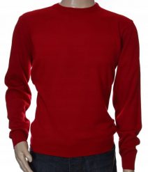 Sweter męski klasyczny gładki wełniany z wełny niegryzący XXL 2XL czerwony 1705. Czerwone swetry męskie Selantino, m, bez wzorów, z wełny, klasyczne, bez kołnierzyka, bez ramiączek. Za 151.28 zł.