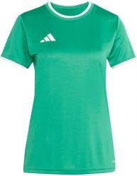 Koszulka damska adidas Entrada 26 Jersey zielona JZ2491 XS. Zielone bluzki damskie Adidas, xs, bez wzorów, z jersey, bez kołnierzyka, bez ramiączek. Za 79.94 zł.