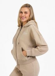 Bluza rozpinana z kapturem damska Pitbull Washed Manzanita. Brązowe bluzy damskie PITBULL, na lato, s, bez wzorów, z bawełny, sportowe, bez ramiączek, z kapturem. Za 249.00 zł.