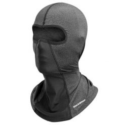 Czapka zakrywająca twarz do aktywności na świeżym powietrzu - Szara. Szare czapki damskie ROCKBROS, bez wzorów, z jedwabiu, sportowe. Za 55.60 zł.