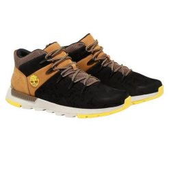 Trampki Męskie Kontrastowa Sprint Trekker. Brązowe trampki męskie Timberland, bez wzorów, bez zapięcia. Za 821.99 zł.