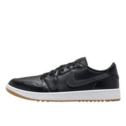 Air Jordan 1 Retro Low Golf Black Gum. Czarne swetry męskie Jordan, bez wzorów, retro, bez kołnierzyka, bez ramiączek. Za 906.49 zł.