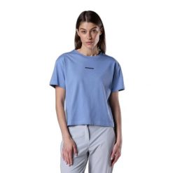 T-shirt damski Rossignol Presset. Niebieskie t-shirty damskie Rossignol, bez wzorów, z bawełny, bez kołnierzyka, bez ramiączek. Za 251.00 zł.