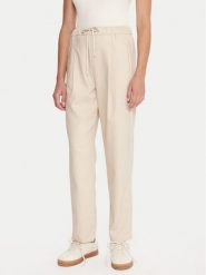 Marella Spodnie materiałowe Nyssa 2523136025 Beżowy Regular Fit. Brązowe spodnie materiałowe damskie Marella, bez wzorów, z materiału. Za 799.99 zł.