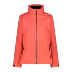 Kurtka damska turystyczna CMP. Brązowe kurtki sportowe damskie CMP, l, bez wzorów, bez ramiączek, bez kaptura, trekkingowe. W wyprzedaży za 475.99 zł.