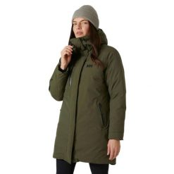 Kurtka uniwersalna damska Helly Hansen Adore Tech. Zielone kurtki sportowe damskie Helly Hansen, m, bez wzorów, bez ramiączek, z kapturem, trekkingowe. Za 1,568.75 zł.