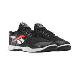 Trampki Męskie Logo Nano 2.0. Czarne trampki męskie Reebok, bez wzorów, z koronki, bez zapięcia. Za 369.00 zł.